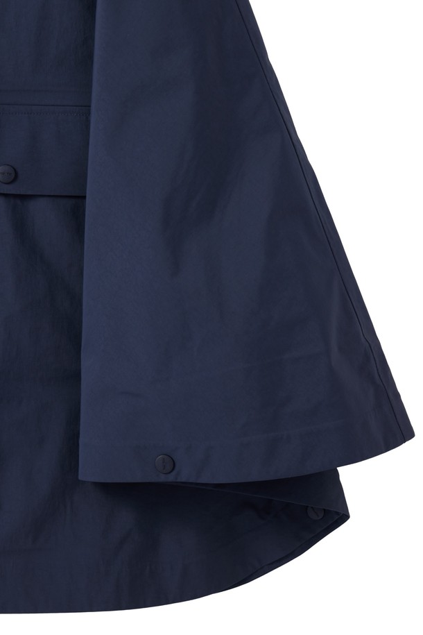 BROMPTON LONDON - 코트 - W PONCHO RAIN COAT - NAVY (P255WCT132)