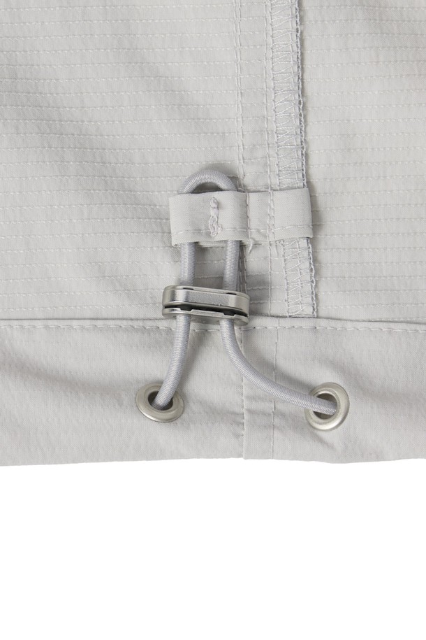 BROMPTON LONDON - 반팔티셔츠 - LIGHTWEIGHT NYLON HALF SLEEVE T-SHIRT - L/GREY (P252UTS184)