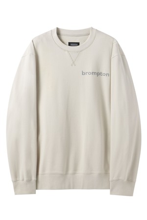 REFLECTIVE EMBRO SWEATSHIRT - L/BEIGE (P251USW101)