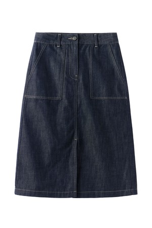 W 1975 DENIM SKIRT - INDIGO (P251WSK463)