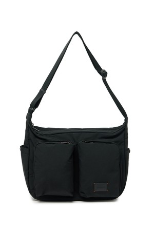 TASLAN RIPSTOP HOBO BAG - BLACK (P255ACR402)