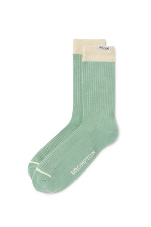 LABEL POINT LONG SOCSKS - L/GREEN (P255ASO201)