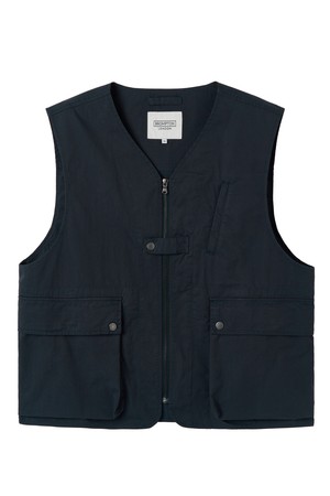 BRITISH CAMPER VEST - NAVY (P252MVT480)