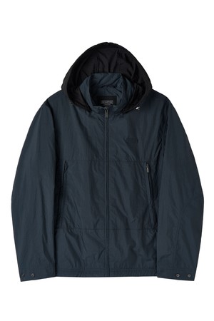 RIPSTOP HOOD DETACHABLE JUMPER - NAVY (P252MJP181)