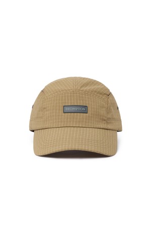 SLUB CHECK CAMP CAP - D/BEIGE (P255AHA103)