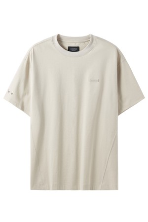 SUFIMA ROUND T-SHIRT - L/GREY (P252MTS130)