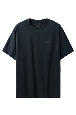SUFIMA ROUND T-SHIRT - BLACK (P252MTS130)