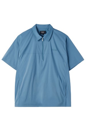 COOLWAVE HALF ZIP T-SHIRT - BLUE (P252MPL187)