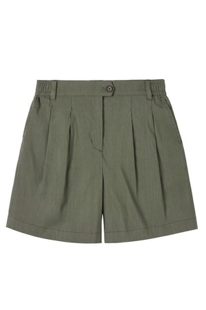 W LINEN SHORT - KHAKI (P252WHP430)