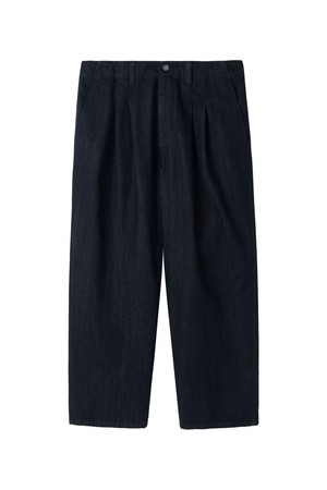 1975 TWO-TUCK WIDE DENIM TROUSERS - INDIGO (P252UDP432)
