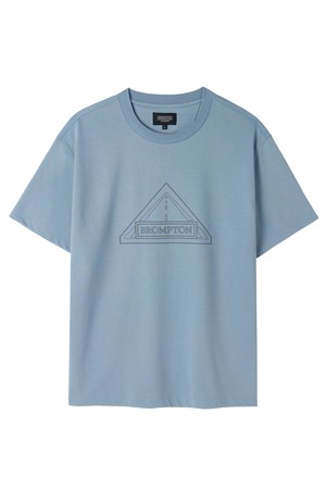 REFLECTIVE HALF SLEEVE T-SHIRT - L/BLUE (P252MTS134)