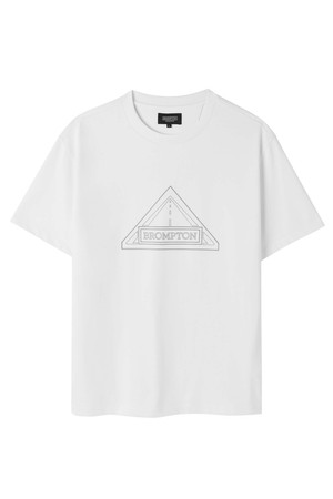 REFLECTIVE HALF SLEEVE T-SHIRT - O/WHITE (P252MTS134)