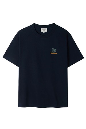 FOLDING BICYCLE GRAPHIC T-SHIRT - D/NAVY (P252UTS435)
