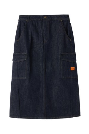 W 1975 WIDE DENIM SKIRT - INDIGO (P253WSK461)