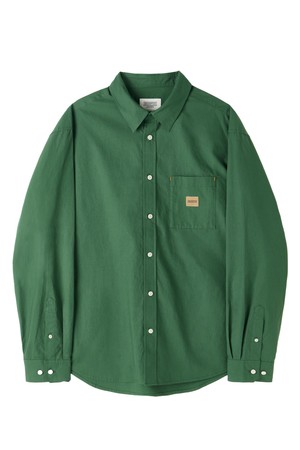 SOLID POCKET SHIRT - GREEN (P253MSH401)