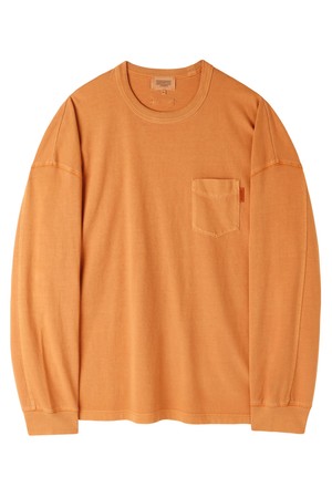 PIGMENT LONG SLEEVE T-SHIRT - ORANGE (P253UTS403)