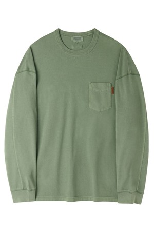 PIGMENT LONG SLEEVE T-SHIRT - GREEN (P253UTS403)