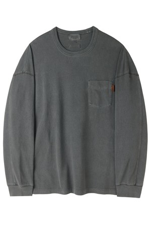 PIGMENT LONG SLEEVE T-SHIRT - C/GREY (P253UTS403)