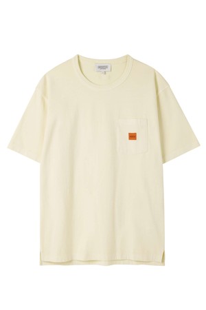 1975 GARMENT PIGMENT HALF SLEEVE T-SHIRT - IVORY (P252UTS440)