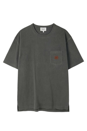 1975 GARMENT PIGMENT HALF SLEEVE T-SHIRT - C/GREY (P252UTS440)
