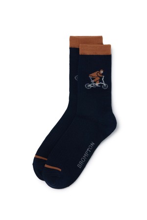 BICYCLE GRAPIC SOCKS - D/NAVY (P255ASO410)