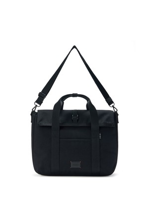 FLAP TOTEBAG - BLACK (P255ATO411)