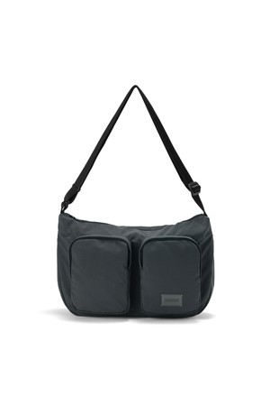 TWO POCKET HOBO BAG - C/GREY (P255ACR410)