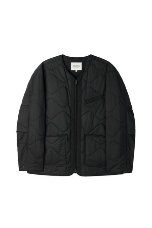 BRITISH CAMPER QUILTED JACKET - BLACK (P254UPD430)