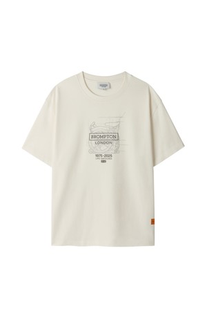 1975 HALF SLEEVE T-SHIRT - IVORY (P253UTS501)