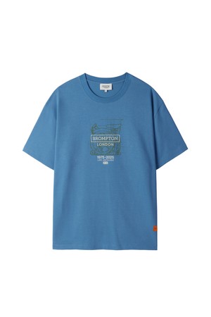 1975 HALF SLEEVE T-SHIRT - BLUE (P253UTS501)