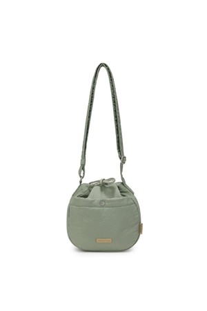 QUILTED DROW STRING BAG - MINT (P255ACR411)