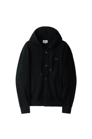 HERRINGBONE HOOD - BLACK (P254UFT480)