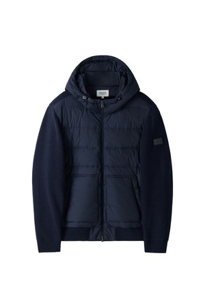 HYBRID HOODED DOWN - NAVY (P254MDW450)