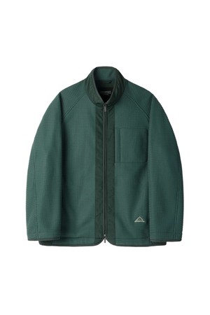 FLEECE ZIP-UP - TEAL GREEN (P254MFT136)