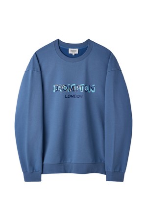 BROMPTON LOGO SWEATSHIRT - T/BLUE (P261USW106)