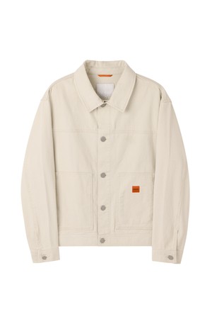 DENIM TRUCKER JACKET - CREAM (P261MJK460)