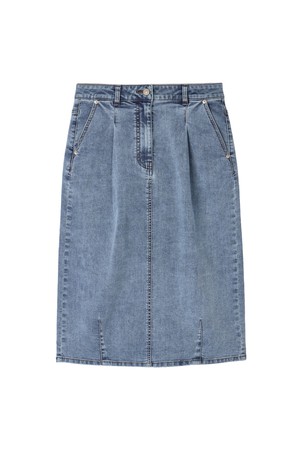 W DENIM SKIRT - M/BLUE (P261WSK460)