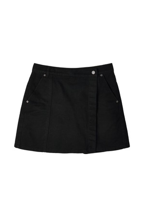 W SKIRT TROUSERS - BLACK (P261WSK107)
