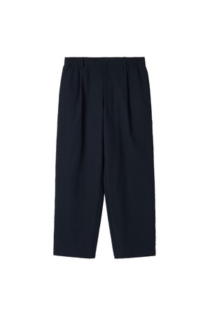 SEERSUCKER BANDING TROUSERS - D/NAVY (P262MPT180)