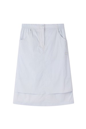 W LIGHTWEIGHT SKIRT - L/BLUE (P262WSK185)