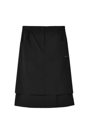 W LIGHTWEIGHT SKIRT - BLACK (P262WSK185)