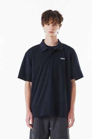 SUPIMA COLLAR T-SHIRT - D/NAVY (P262MPL136)
