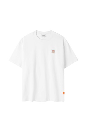 BICYCLE WAPPEN HALF SLEEVE T-SHIRT - WHITE (P262UTS130)