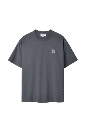 BICYCLE WAPPEN HALF SLEEVE T-SHIRT - C/GREY (P262UTS130)