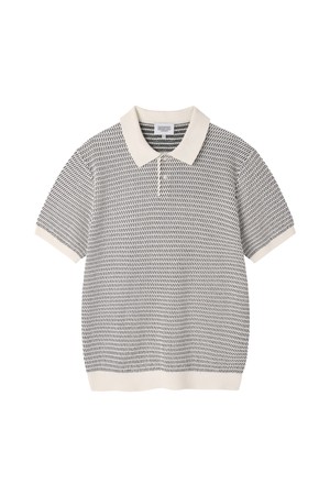 COLLAR SWEATER - O/WHITE (P262MKT130)