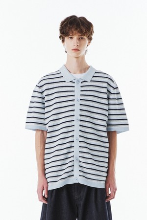 STRIPE CARDIGAN - BLUE (P262MKT131)