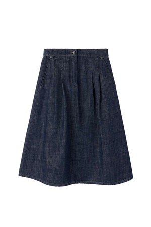 W DENIM SKIRT - INDIGO (P262WSK483)