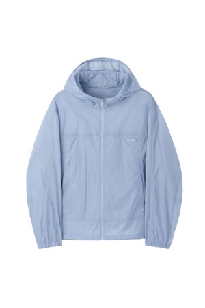 LIGHTWEIGHT HOODED JUMPER - L/BLUE (P262UJP130)