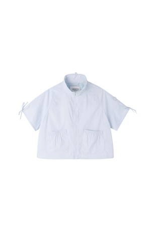 W LIGHTWEIGHT HALF SLEEVE JUMPER - L/BLUE (P262WJP185)