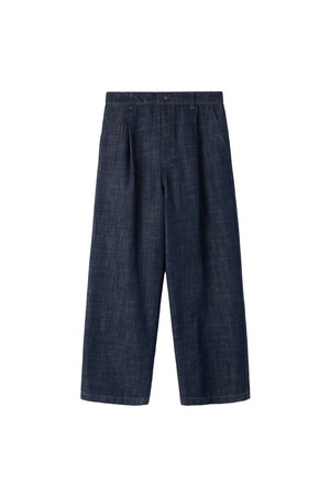 LINEN DENIM TROUSERS - INDIGO (P262UDP482)